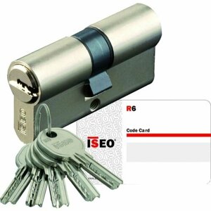 Цилиндр ISEO ISR6 56мм 28х28 ключ/ключ хром Италия