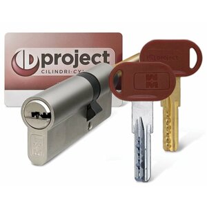 Цилиндр mottura project ключ/шток 62(31+31ш) мм (1+5 кл.)