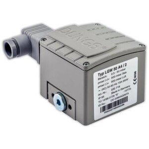 Дифференциальный датчик-реле давления DUNGS LGW 50 A4/2 G3 арт. 232718, IP65, монтаж 1/4"р+1/8"р-Pmax 500 mBar, 2.5-50mbar