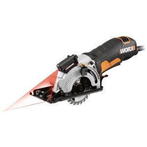 Дисковая пила Worx WX426, 400 Вт, черный