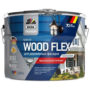 "DufaPremium" Вододисперсионная краска WOODFLEX высокоэластичная для деревянных фасадов 0,9л