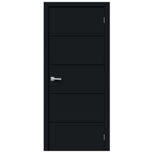 Дверь Браво/Dveri Bravo/Граффити-1 Total Black, двери Браво ПВХ 2000x900