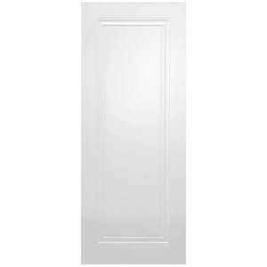 Дверь межкомнатная Лира , 700*2000 эмаль , цвет белый , коробка +наличники с 2х сторон)