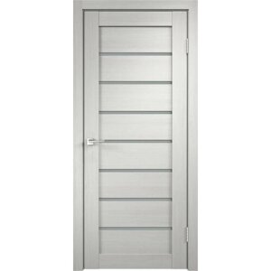 Дверь межкомнатная VellDoris UNICA 1, белый, 700x2000, LR, стекло мателюкс, без врезки замка и петель