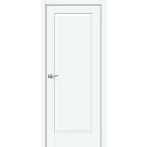 Дверь Прима-10 White Silk Браво, Bravo 200*80 + коробка и наличники