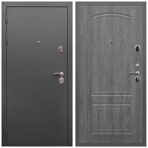 Дверь входная Армада Гарант / ФЛ-138 Дуб Филадельфия графит МДФ панель 6 мм с фрезеровкой