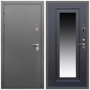 Дверь входная Армада Оптима Антик серебро / ФЛЗ-120 Венге МДФ панель 16 мм с зеркалом