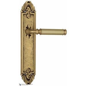 Дверная ручка на планке Venezia MOSCA PL90 французcкое золото