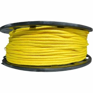 Эбис веревка плетеная пп 5 мм (200 м) желтая 72139