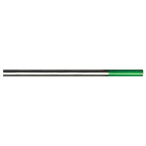 Электрод вольфрамовый Green - WP зеленый диаметр 3,2 х 175мм - 10шт, пруток для сварки методом TIG в среде инертных газов, алюминиевых деталей и изделий из магния на переменном синусоидальном токе, мормышка, вольфрам