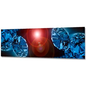 Фартук Кухонный на стену "Алмазы ФФ 31" 2000*600*1,5мм, АБС пластик, фотопечать с жиростойким глянцевым покрытием