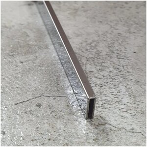 Фриз-СК 3*10мм "DO-1" 2,7м Серебро глянец стальной