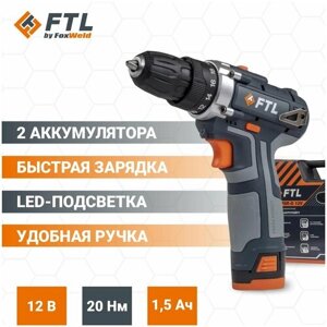 FTL Дрель-шуруповерт аккумуляторная FTL PSR-G 12V