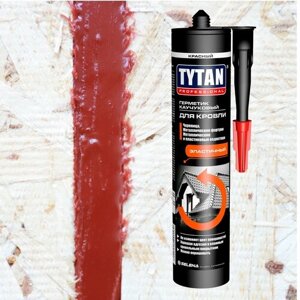 Герметик каучуковый кровельный красный Tytan Professional, 310 мл
