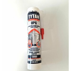 Герметик санитарный Tytan Professional UPG TURBO силиконовый белый 280 мл, 12шт