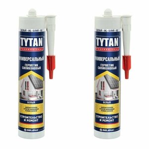 Герметик силиконовый универсальный Tytan Professional белый 280 мл (2 шт.)