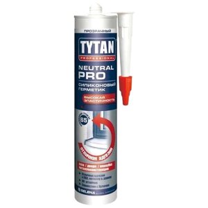 Герметик Tytan Professional Neutral PRO 280 мл. прозрачный 1 шт. 280 гр