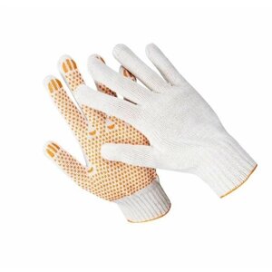 Gloves / Перчатки трикотажные,7 класс, х/б, с защитой от скольжения, L-XL STAYER "MASTER" 11404-XL