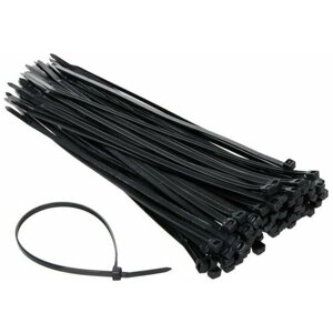 Хомут стяжка для соединения и крепления проводов 2,5*160 / кабелей прочный нейлоновый (кабельная стяжка)