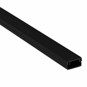 Кабель-канал RuVinil 16х16 мм, черный (4 м)