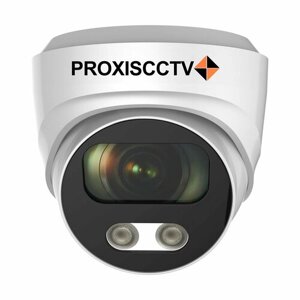 Камера для видеонаблюдения, уличная IP видеокамера с микрофоном, 2.0Мп, f-2.8мм, POE, SD. Proxiscctv: PX-IP-DS-SR20-P/M/C