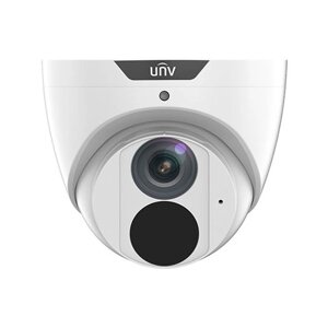 Камера Uniview Видеокамера IP купольная, 1/2.7" 4 Мп КМОП @ 30 к/с, ИК-подсветка до 50м, LightHunter 0.003 Лк @F1.6, объектив 4.0 мм, WDR, 2D/3D DNR, Ultra 265, H. 265, H. 264, MJPEG, 3 потока, встроенный мик