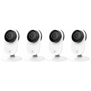 Камеры видеонаблюдения Yi 1080p Home Camera Family Pack 4 in 1, белый