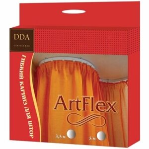 Карниз для штор гибкий Arco Doro DDA ArtFlex белый, 3.5 м