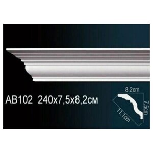 Карниз из полиуретана Perfect гибкий AB 102F (75*82*2400мм)