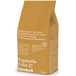 Kerakoll Fugabella Color 27 затирка для швов полимерцементная (50 оттенков) 3 кг.