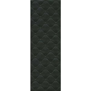 Керамическая плитка KERAMA MARAZZI 14050R Синтра 1 структура черный матовый обрезной. Настенная плитка (40x120) (цена за 1.44 м2)