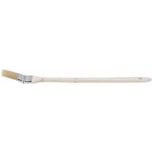 Кисть радиаторная, натуральная светлая щетина, деревянная ручка 1,5"38 мм)