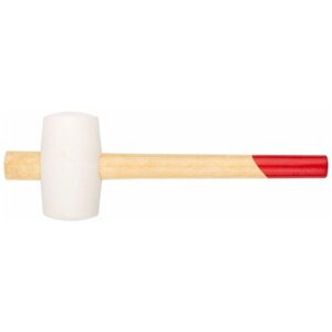 Киянка резиновая белая, деревянная ручка 70 мм ( 680 гр ) курс
