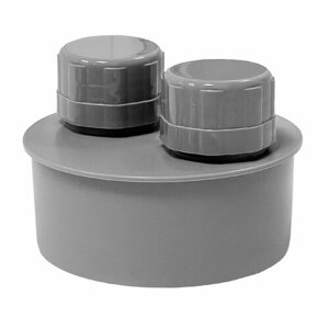 Клапан вакуумный Valfex (26000110) d110 мм пластиковый для внутренней канализации