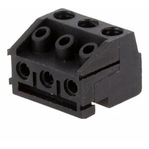 Клеммник 320-031-13 den black (XY334-3 5.0mm) (30шт)