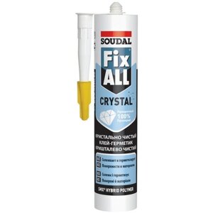 Клей-герметик Soudal Fix All. Crystal 290 мл. прозрачный 1 шт. 450 гр
