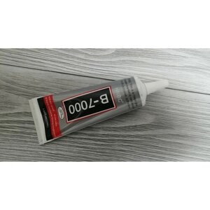 Клей герметик В-7000 (50 мл) / прозрачный эластичный многофункциональный B 7000
