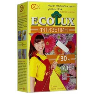 Клей обойный ECOLUX, флизелиновый, 250 г
