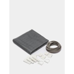Комплект для ремонта москитной сетки, WinDoorPro,1 упаковка, Цвет: Серый и белый