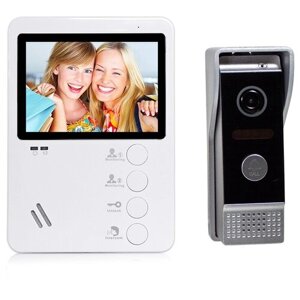 Комплект видеодомофона Seon B-440-10 видеодомофон в квартиру, с управлением замком, с подключением к подъезду