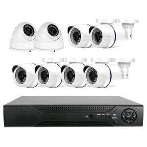 Комплект видеонаблюдения AHD PS-link KIT-B226HD 8 камер 2Мп внутренние и уличные