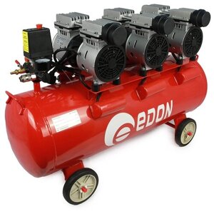 Компрессор безмасляный Edon NAC-100/2400X3 480 л/мин, 100 л, 2.4 кВт