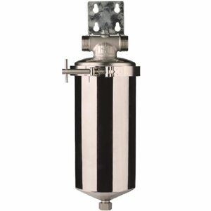 Корпус фильтра Гидротек HSG для холодной и горячей воды нержавеющая сталь 10BB 1 НР (ш) х 1 НР (ш) хром