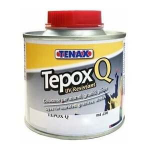 Краситель жидкий TENAX TEPOX-Q для эпоксидных смол и пропиток GIALLO LIMONE (желтый), 0,25 л