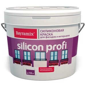 Краска акриловая Bayramix Silicon Profi матовая бесцветный 2.7 л 3.89 кг