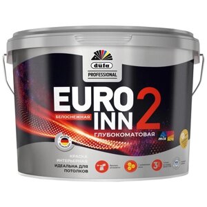 Краска акриловая Dufa Professional Euro Inn 2 глубокоматовая белый 2.5 л