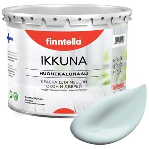 Краска акриловая finntella Ikkuna влагостойкая моющаяся матовая kylma 2.7 л