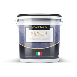 Краска декоративная NovaTech Silk Natural с эффектом натурального шелка 1 л