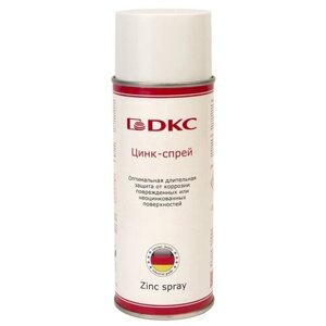 Краска DKC Краска-спрей цинк 37039HDZ, Цинк, глянцевая, 400 мл, 2 шт.
