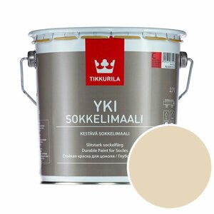 Краска для цоколя Tikkurila Yki Socle RAL 1015 (Светлая слоновая кость - Light ivory) 2,7 л